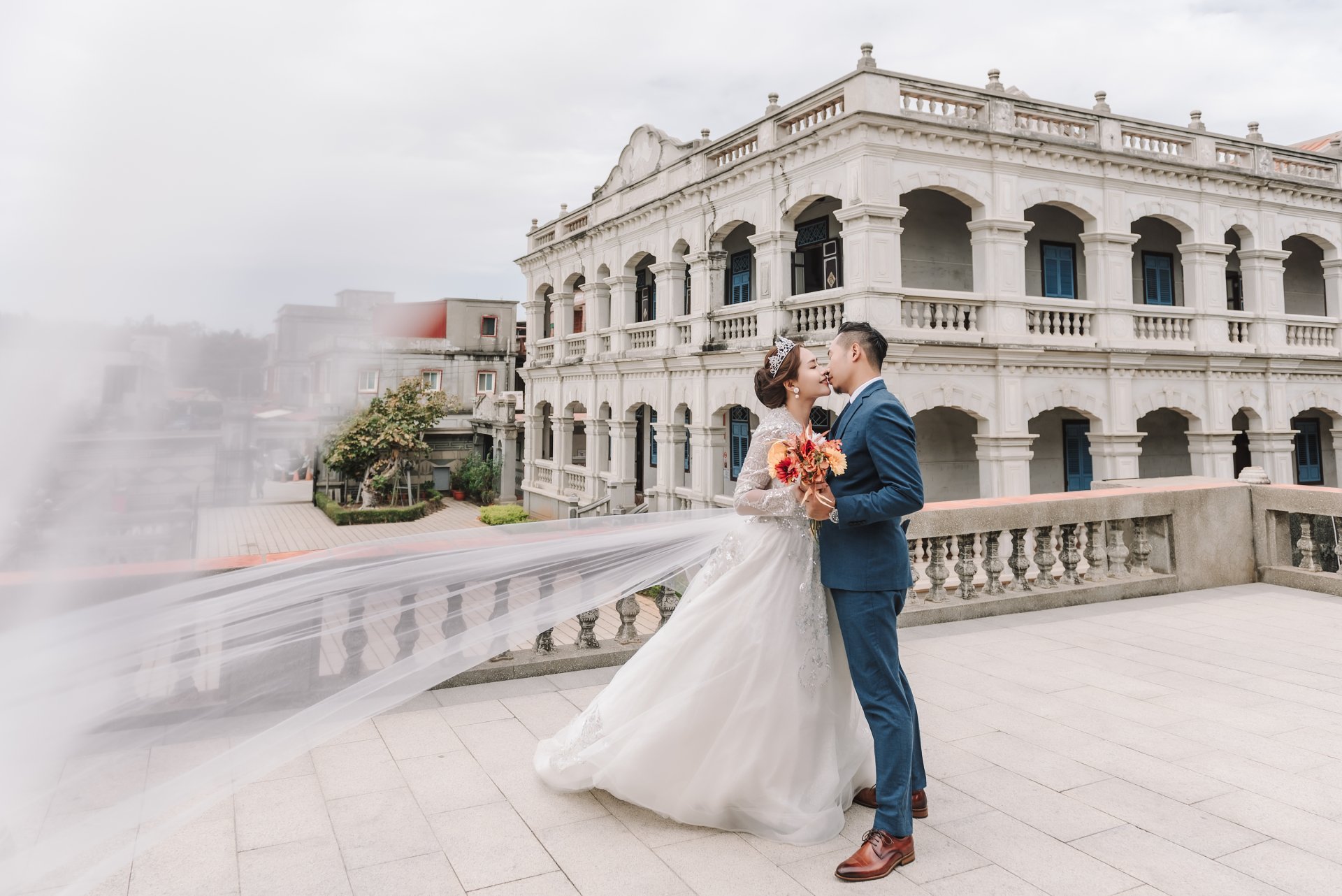 |瓦力攝影工作室|自助婚紗|金門婚紗|陳景蘭洋樓|陽翟老街|沙美摩洛哥|