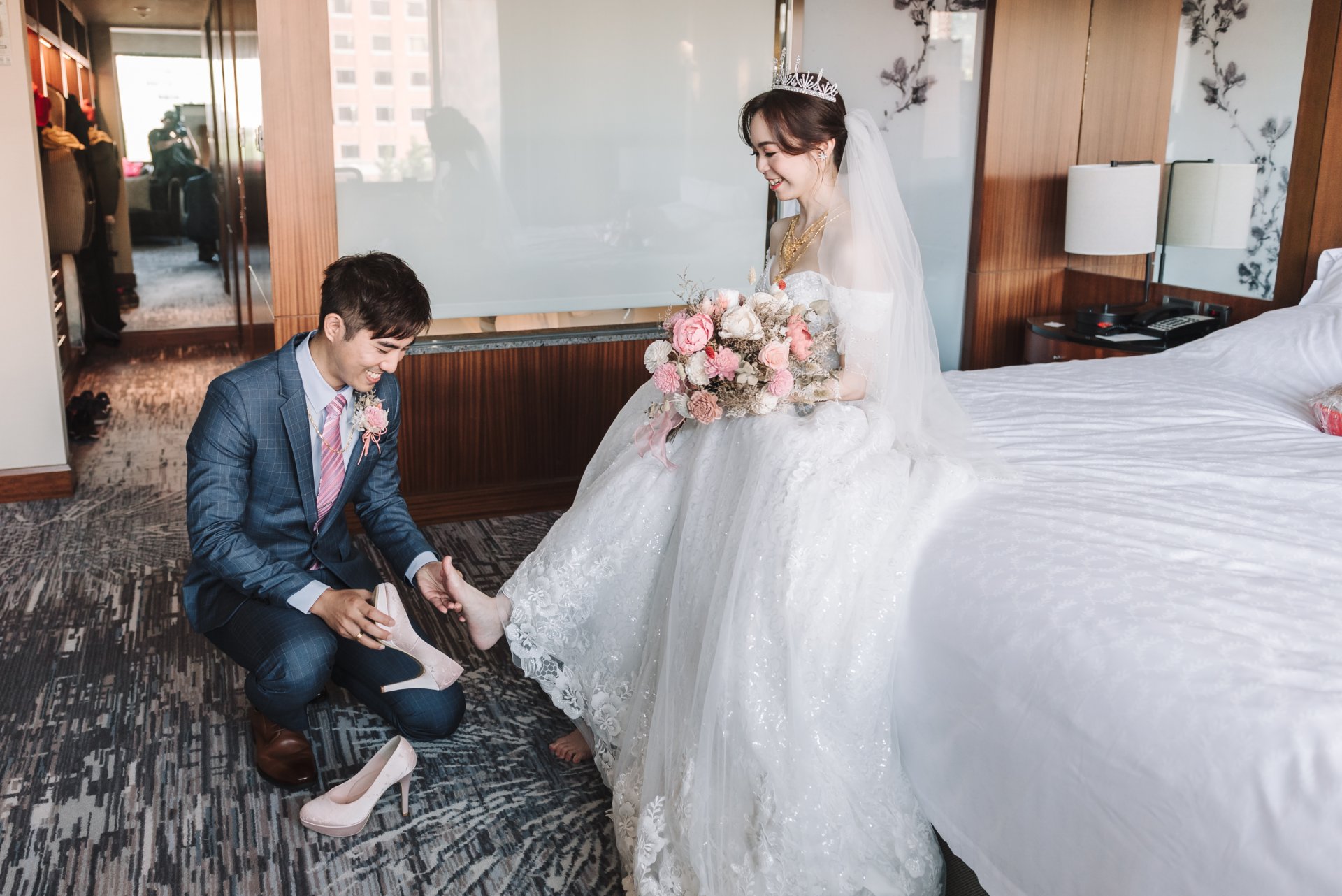 2023012018110040 婚禮紀錄｜高雄婚攝｜南部婚攝｜文定儀式｜迎娶儀式｜午宴｜台北喜來登酒店｜