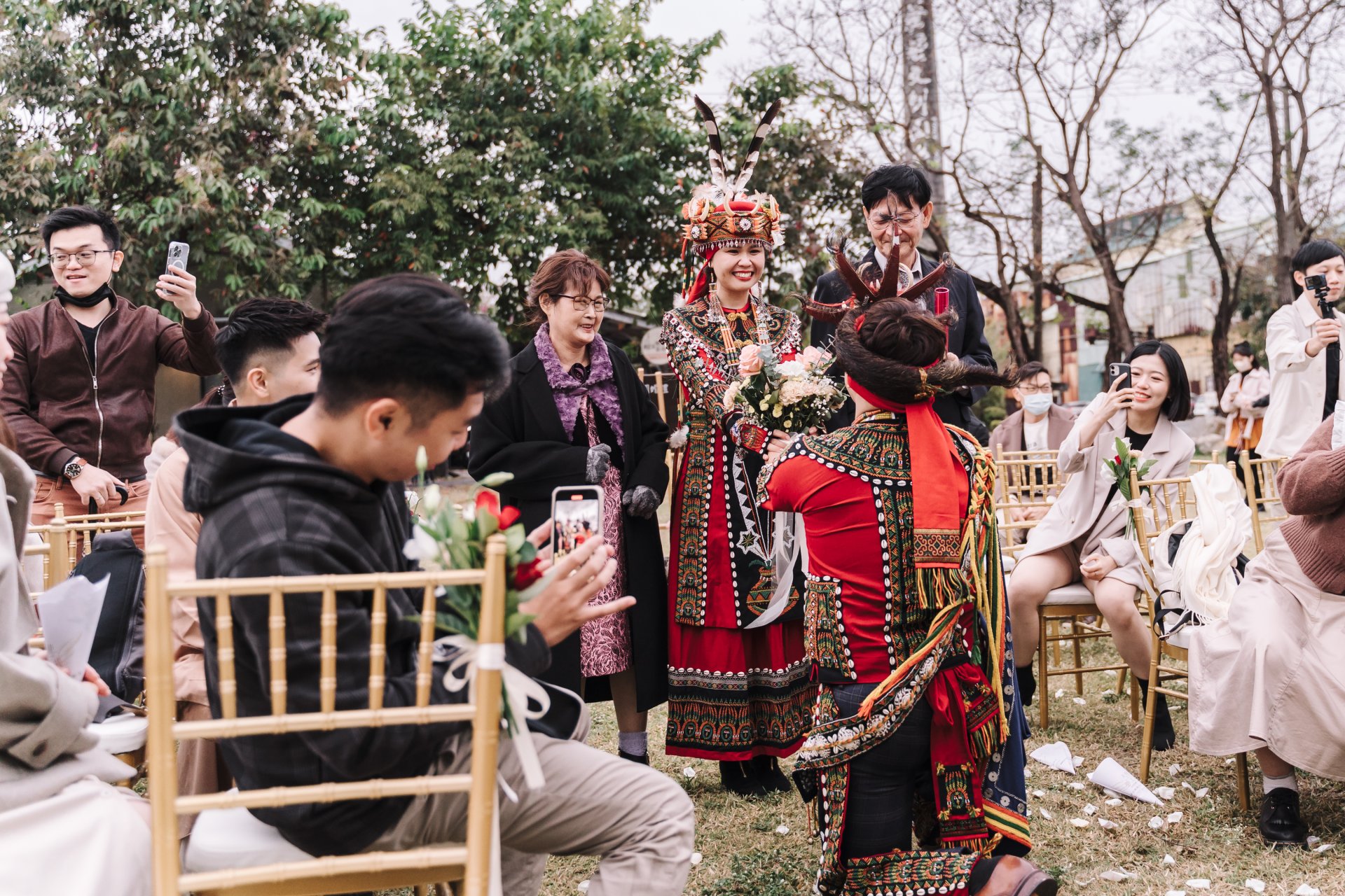 2023030604514668 婚禮紀錄｜高雄婚攝｜南部婚攝｜戶外證婚｜排灣族族服｜百世新天地｜