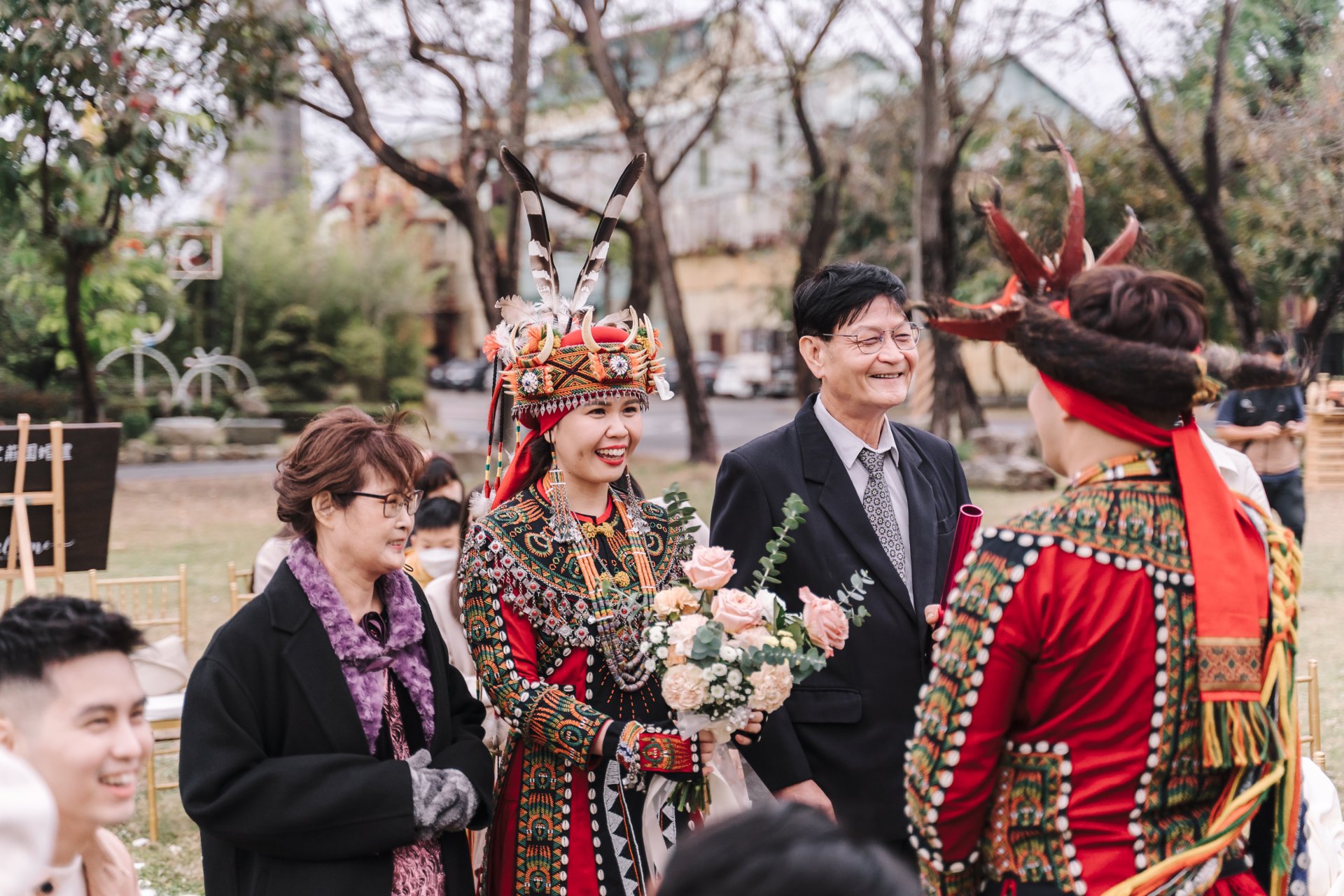 2023030604523740 婚禮紀錄｜高雄婚攝｜南部婚攝｜戶外證婚｜排灣族族服｜百世新天地｜