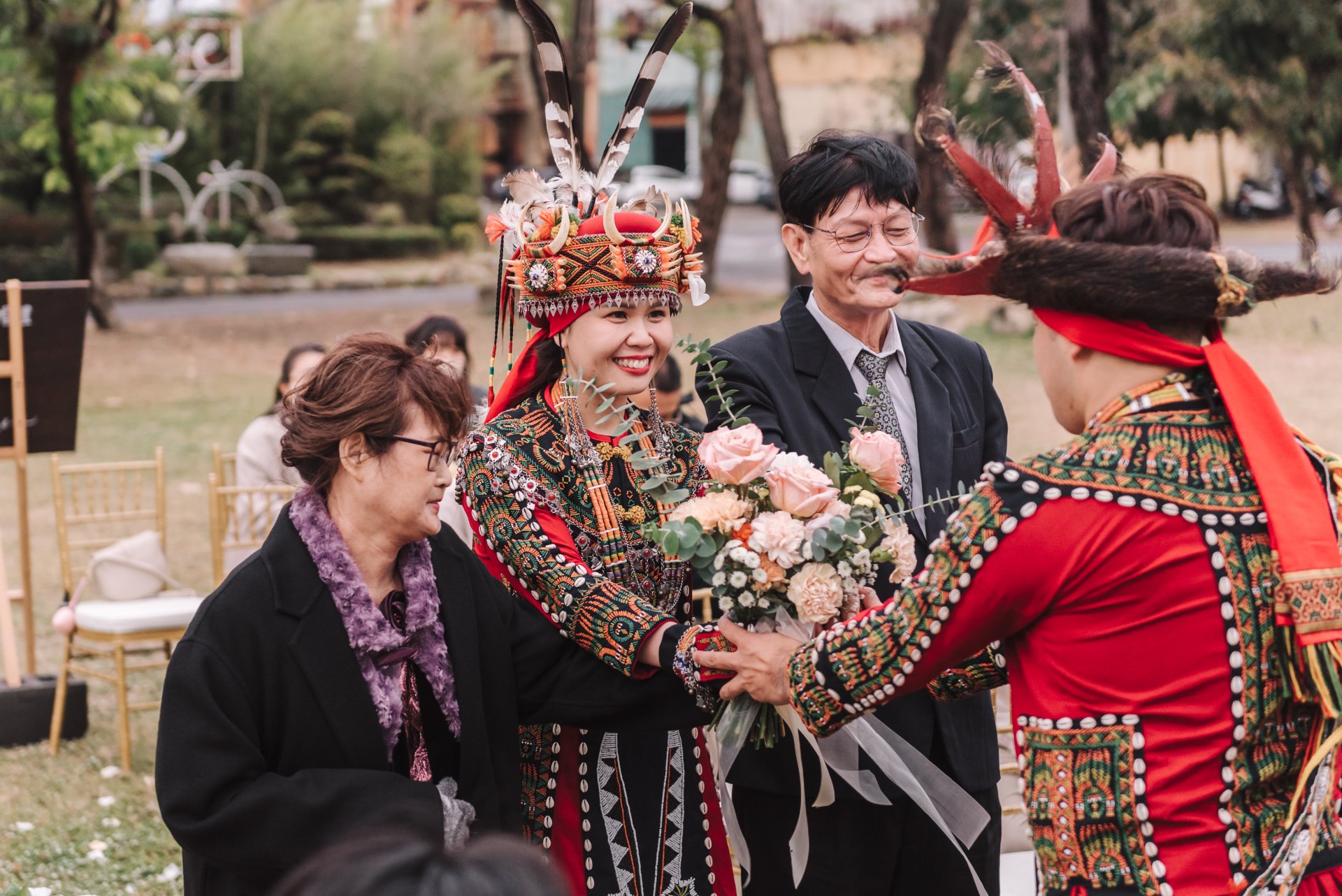 2023030604551842 婚禮紀錄｜高雄婚攝｜南部婚攝｜戶外證婚｜排灣族族服｜百世新天地｜