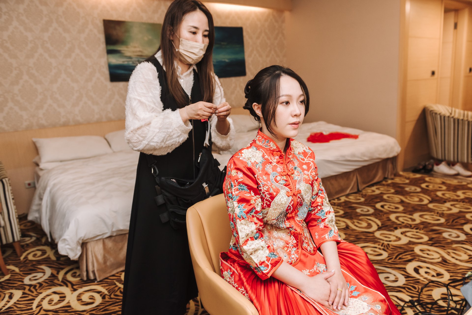 2024031905430912 婚禮紀錄｜高雄婚攝｜屏東婚攝｜南部婚攝｜迎娶｜秀禾服｜中式禮服｜類婚紗｜義大天悅飯店｜