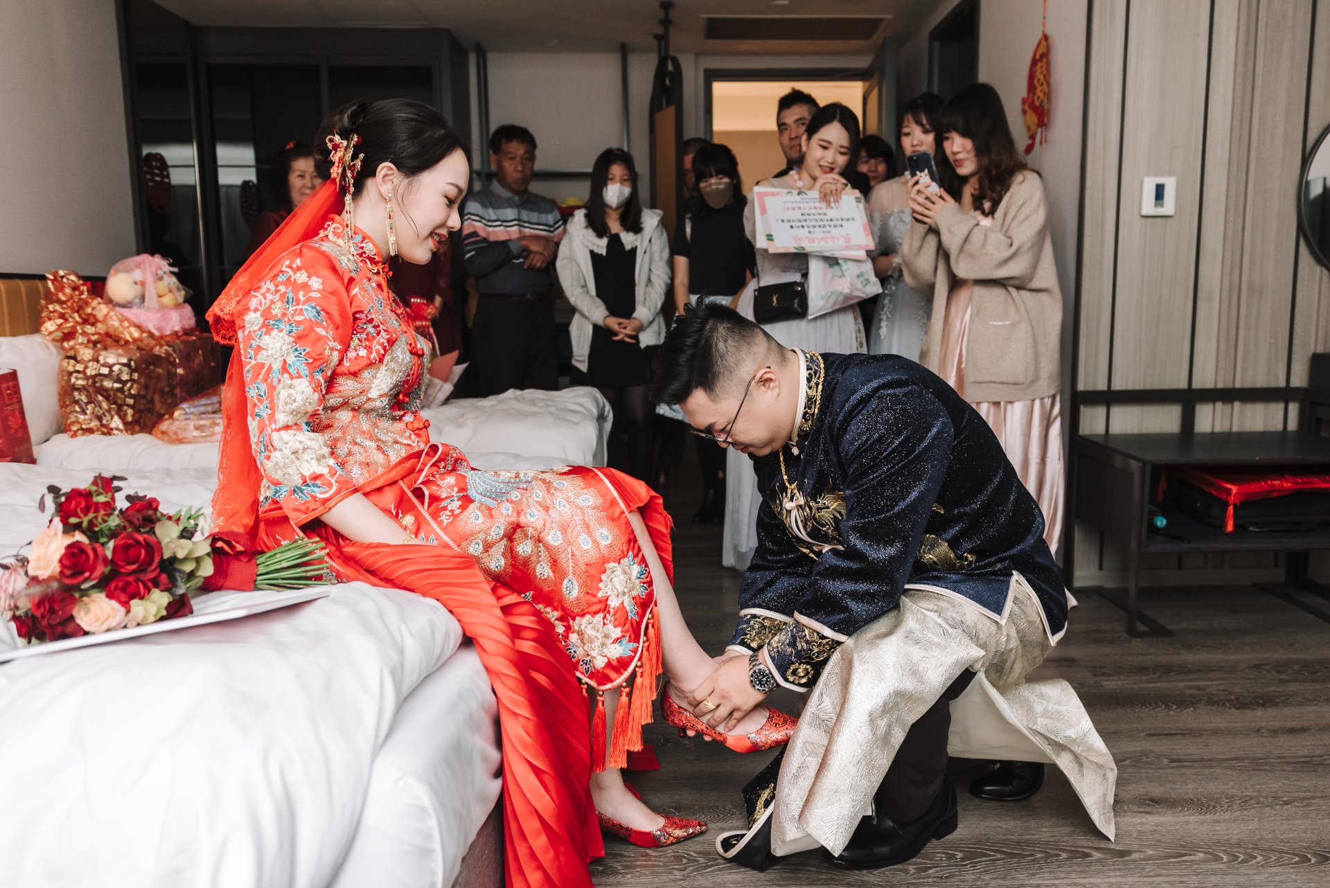 2024031905504480 婚禮紀錄|高雄婚攝|屏東婚攝|南部婚攝|迎娶|秀禾服|中式禮服|類婚紗|義大天悅飯店|