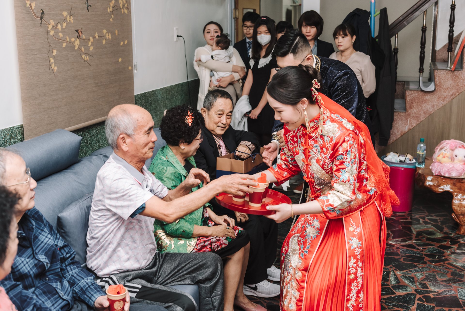 2024031906001267 婚禮紀錄｜高雄婚攝｜屏東婚攝｜南部婚攝｜迎娶｜秀禾服｜中式禮服｜類婚紗｜義大天悅飯店｜