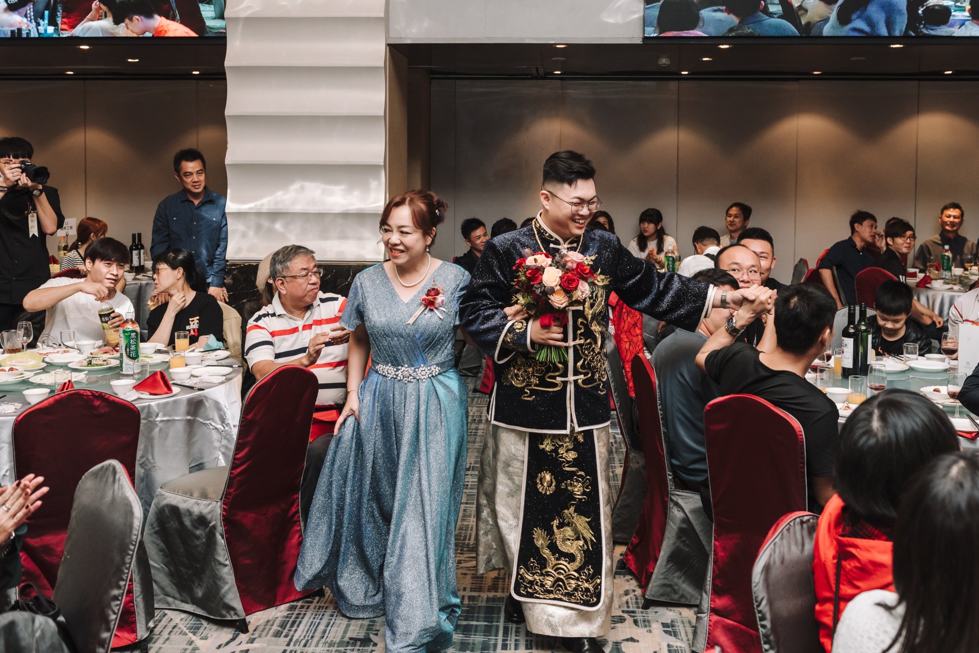 2024031906182548 婚禮紀錄｜高雄婚攝｜屏東婚攝｜南部婚攝｜單晚宴｜秀禾服｜中式禮服｜類婚紗｜聯上大飯店｜晶綺盛宴博愛館｜
