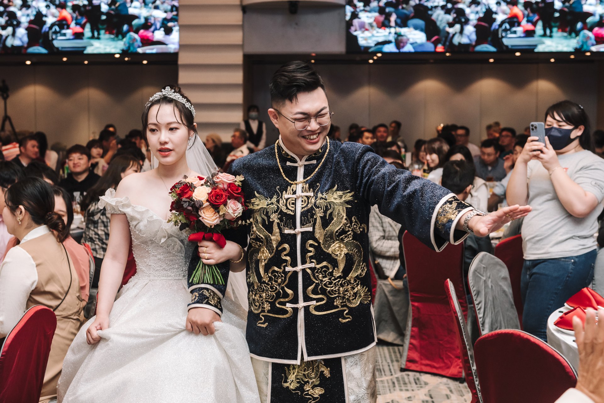 2024031906225876 婚禮紀錄｜高雄婚攝｜屏東婚攝｜南部婚攝｜單晚宴｜秀禾服｜中式禮服｜類婚紗｜聯上大飯店｜晶綺盛宴博愛館｜