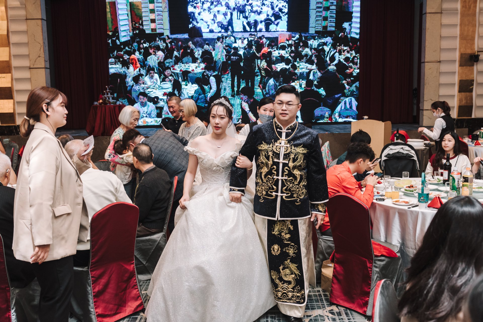 202403190628483 婚禮紀錄｜高雄婚攝｜屏東婚攝｜南部婚攝｜單晚宴｜秀禾服｜中式禮服｜類婚紗｜聯上大飯店｜晶綺盛宴博愛館｜