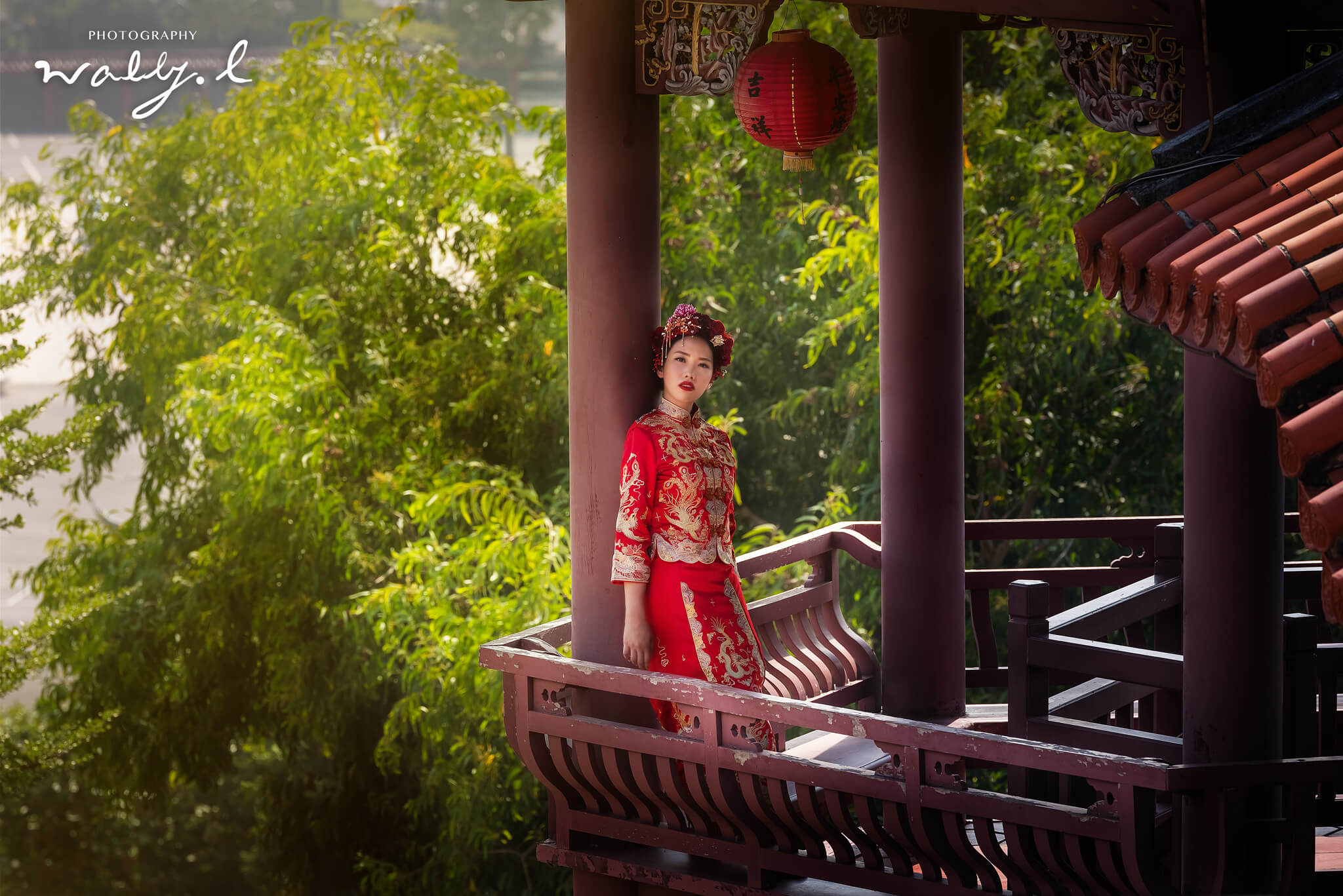 3f7a9f42363f029cf5042a14b8ffe638 中式禮服|龍鳳掛|自主婚紗|婚紗創作|台南鯤鯓宮|