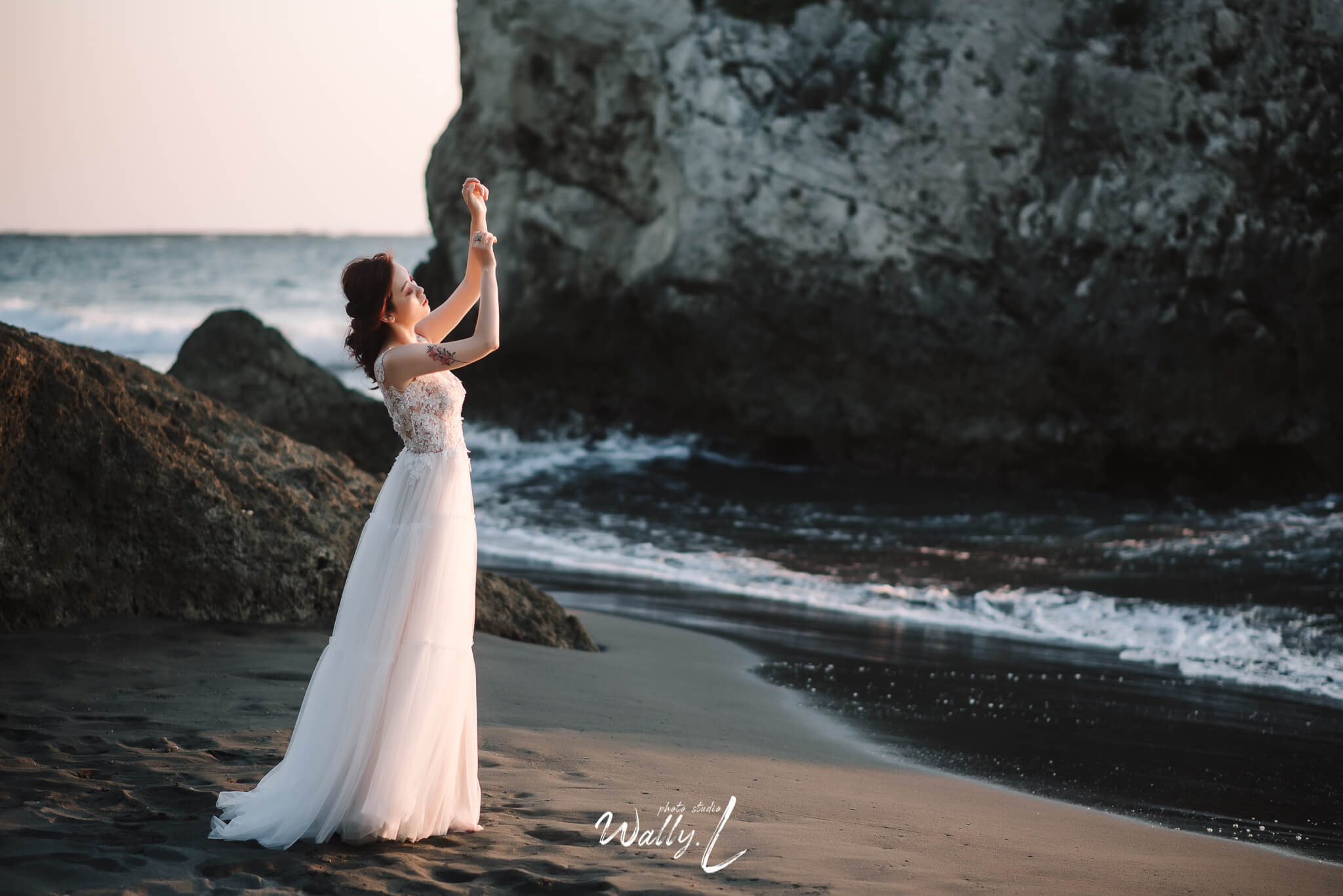 浪漫唯美風格｜輕禮服｜自主婚紗｜婚紗創作｜中山大學｜橋頭糖廠