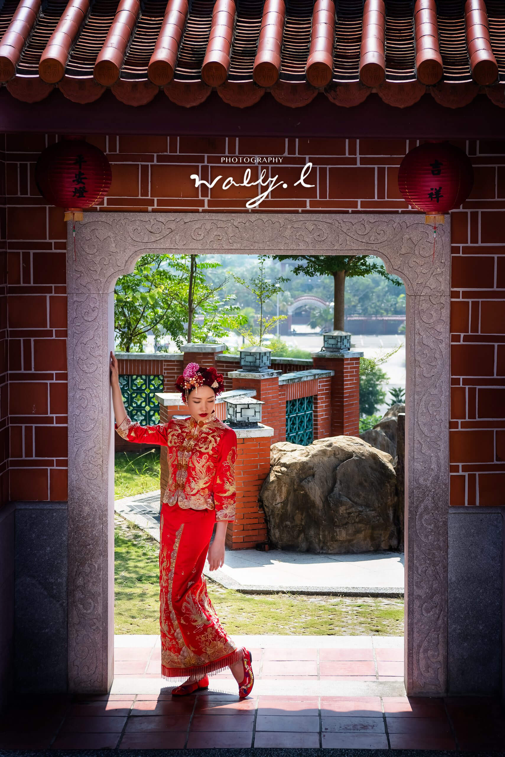 d69548d3219ed85996db7809a89e1e36-scaled 中式禮服|龍鳳掛|自主婚紗|婚紗創作|台南鯤鯓宮|