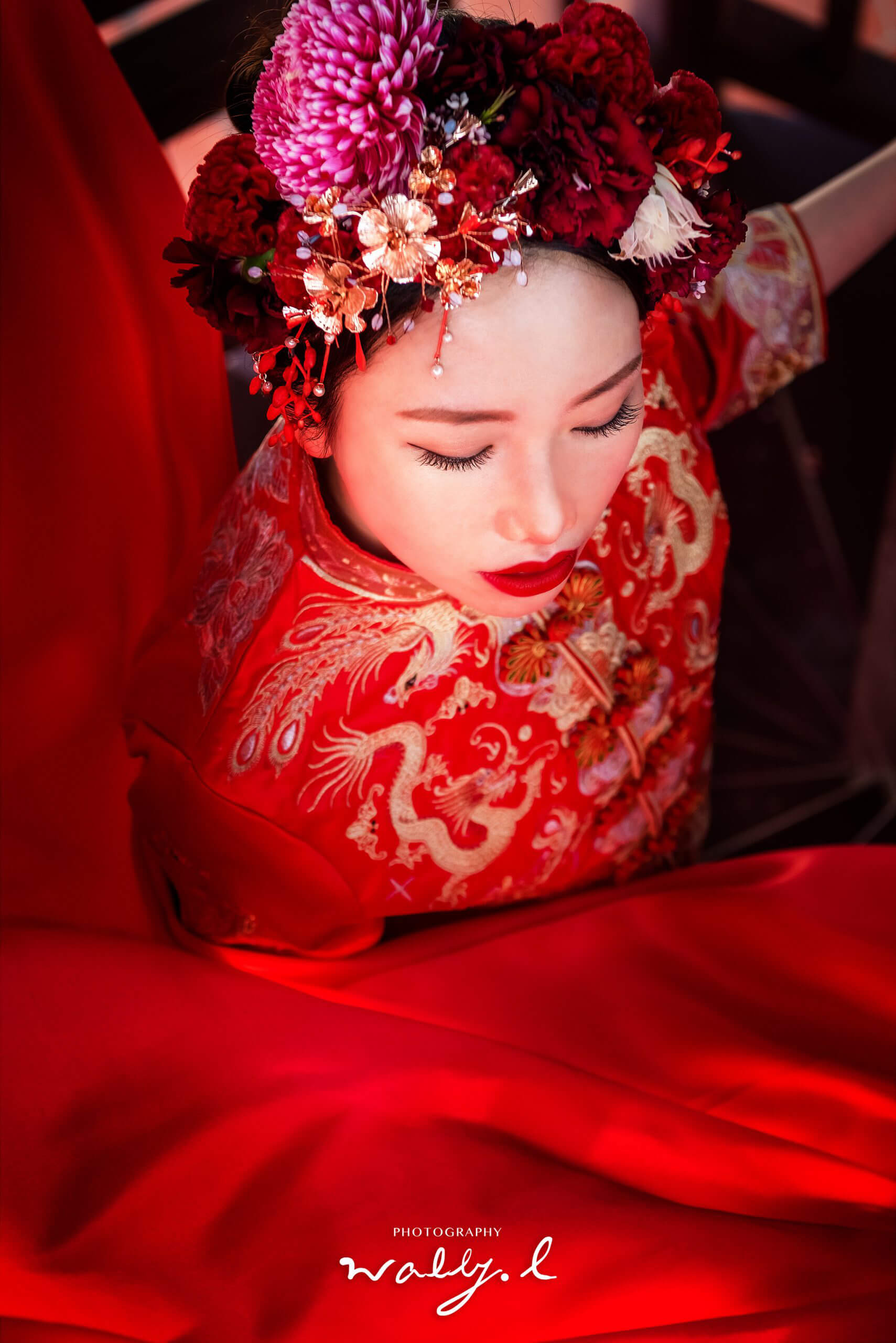 eae20d8a481eec4bcdaad7cb42026742-scaled 中式禮服|龍鳳掛|自主婚紗|婚紗創作|台南鯤鯓宮|